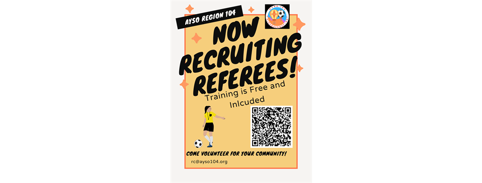 Looking For Referees!